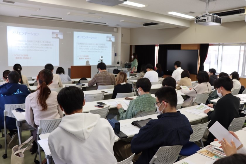 画像:山口県立大学が提供し、今年度前期に試行した連携開設科目「地域学/国際文化実践論」の概要を紹介します
